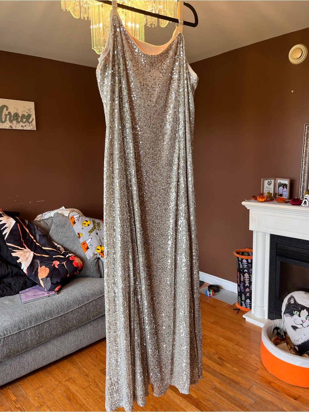 Torrid Sequin Maxi Dress 3X